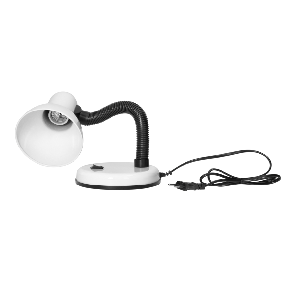FUPI, desk lamp, 10W, E27, steel+ plastic, white FUPI, desk lamp, 10W, E27, steel+ plastic, white